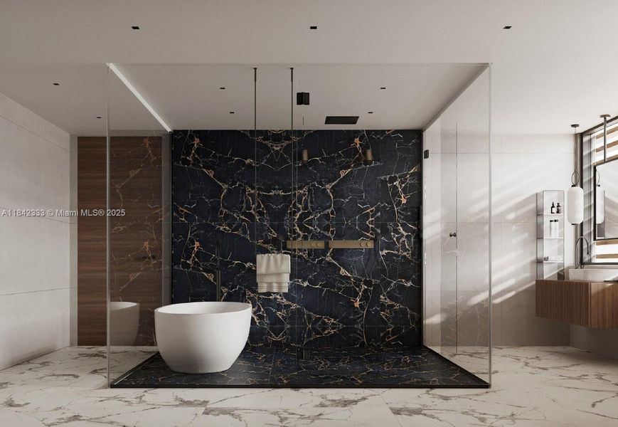 Furnished interior view inside a new home in , Fort Lauderdale (Image 14).