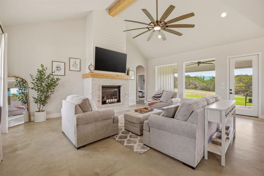 Furnished interior view inside a new home in , Bluff Dale (Image 5).