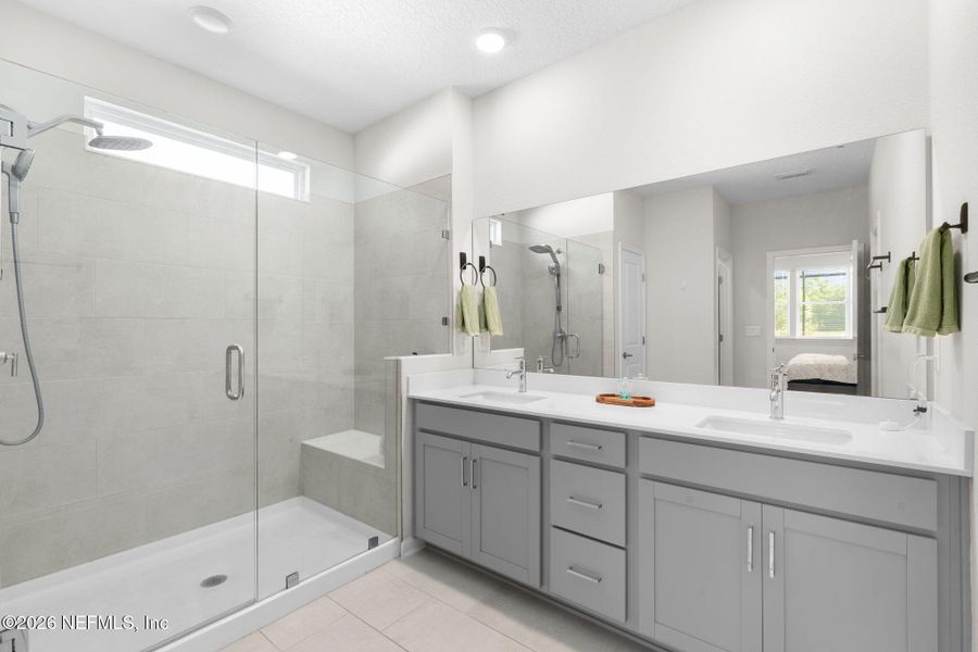 Furnished interior view inside a new home in RiverTown - Settlement, St. Johns (Image 17).