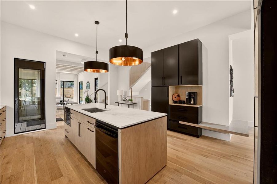 Furnished interior view inside a new home in , Atlanta (Image 50).
