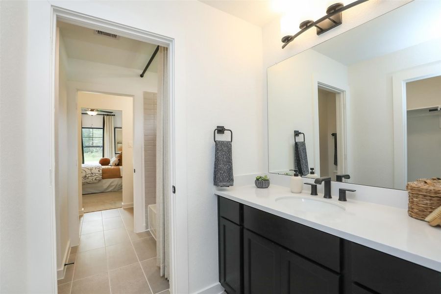 Furnished interior view inside a new home in Roman Forest, New Caney (Image 6).