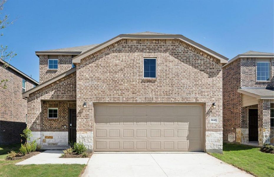 NEW CONSTRUCTION: Beautiful two-story home available at Travis Ranch in Forney