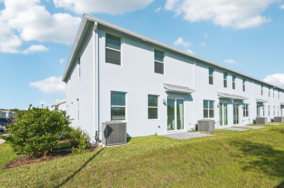 Exterior details and patio area of a home in Tidewater, Fort Pierce (Image 3).