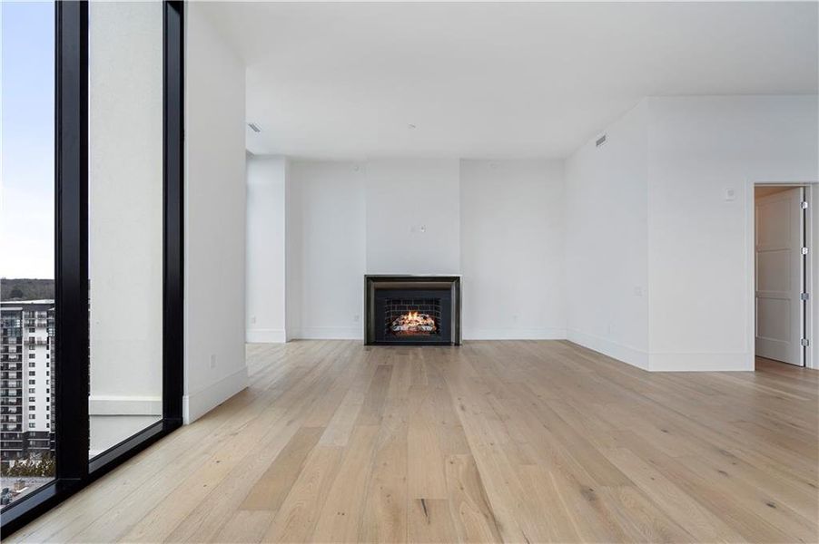 Spacious, unfurnished interior of a new home in The Dillon Buckhead, Atlanta (Image 57).