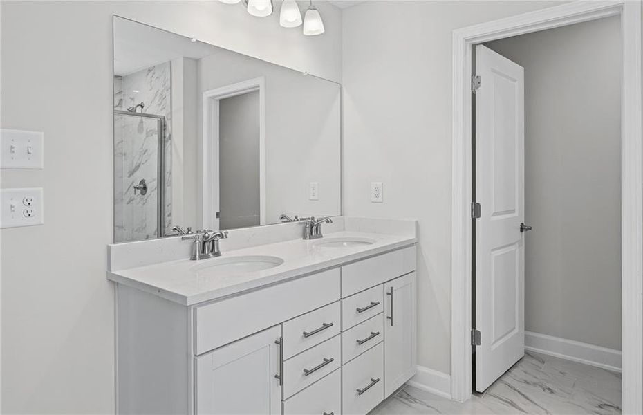 Furnished interior view inside a new home in Anderson Point, McDonough (Image 7).