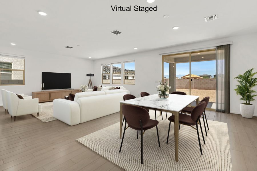 Furnished interior view inside a new home in Blackhawk, Tucson (Image 4).