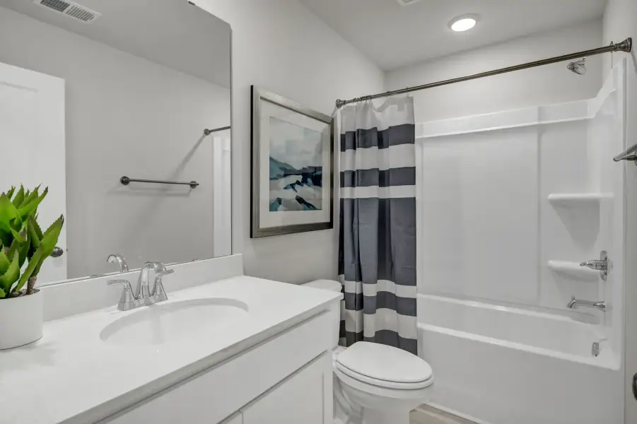 Furnished interior view inside a new home in Cameron Ridge, Columbia (Image 10).