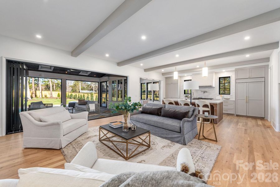 Furnished interior view inside a new home in , Charlotte (Image 16).