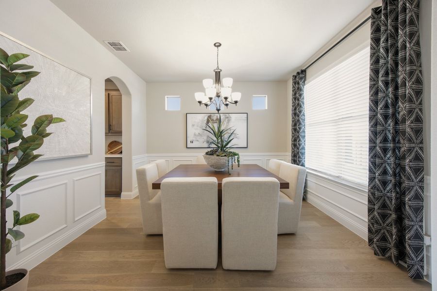 Furnished interior view inside a new home in Silo Mills, Joshua (Image 12).