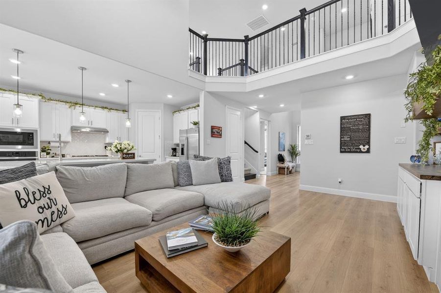Furnished interior view inside a new home in South Oak, Lakewood Village (Image 6).