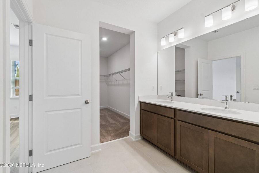 Furnished interior view inside a new home in Westerly Park at Wildlight – Overlook Collection, Yulee (Image 9).