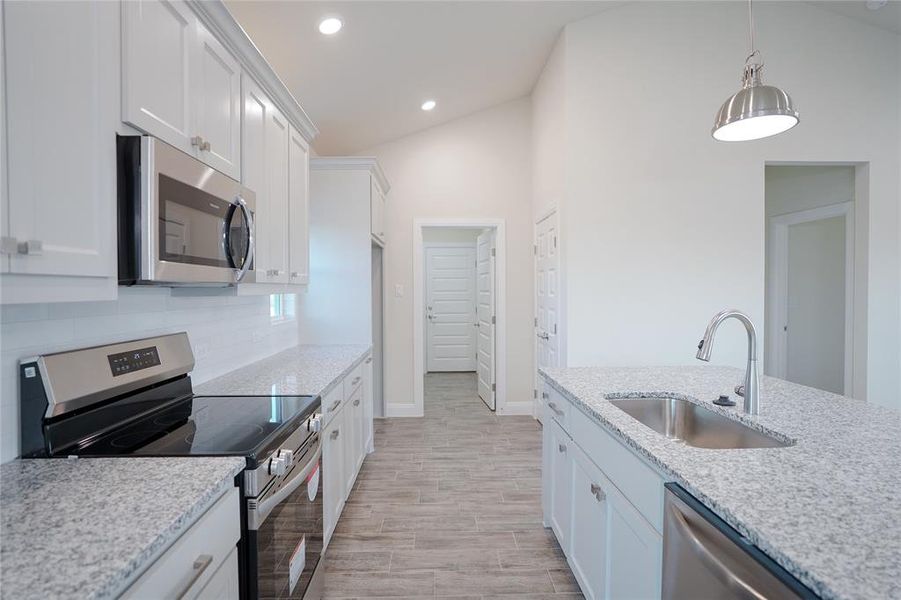 Furnished interior view inside a new home in , Poolville (Image 3).