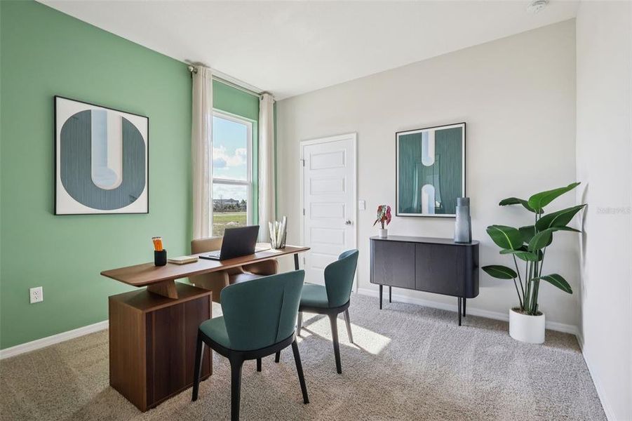 Furnished interior view inside a new home in Hawthorne Ranch, Lakeland (Image 26).