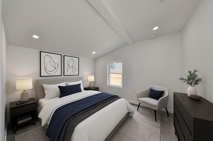 Furnished interior view inside a new home in , Tampa (Image 18). Furnished interior view inside a new home in , Tampa (Image 18).