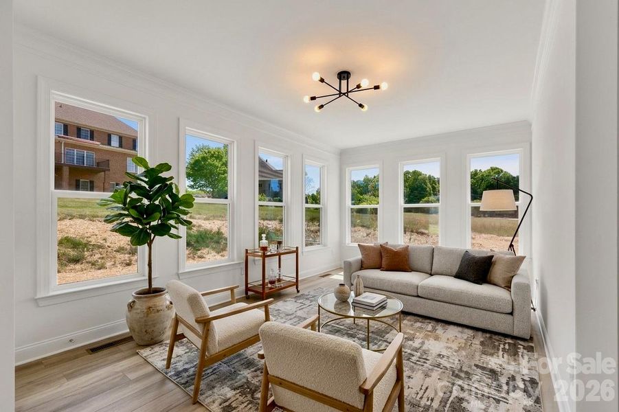 Sun Room Staged