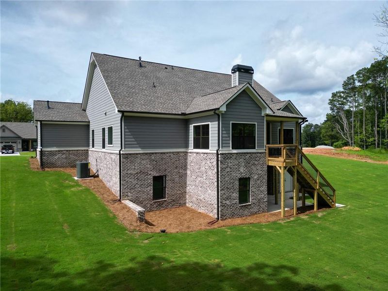 Exterior details and patio area of a home in Riverwalk, Monroe (Image 4). Exterior details and patio area of a home in Riverwalk, Monroe (Image 4).