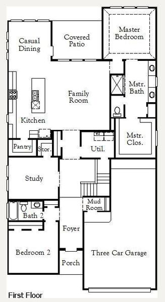 1st Floorplan - Representative Photo