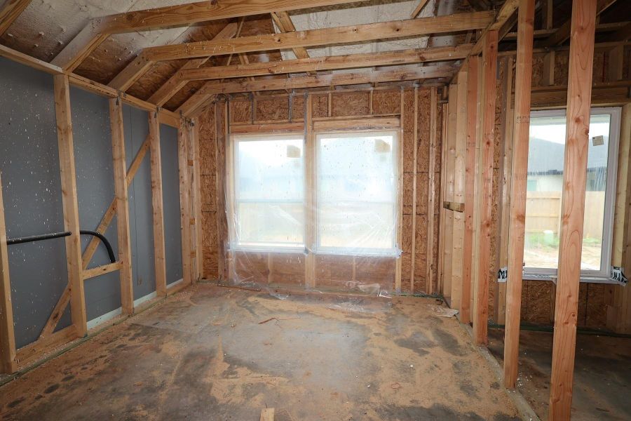 In-progress construction of a new home in Brookewater - Terrace Collection, Rosenberg, TX (Image 5).