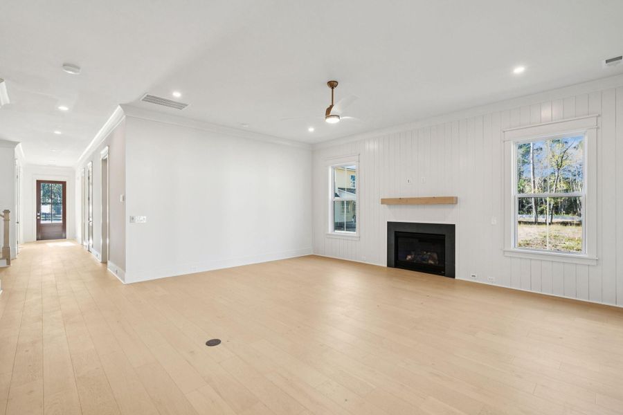 Spacious, unfurnished interior of a new home in , Awendaw (Image 28).