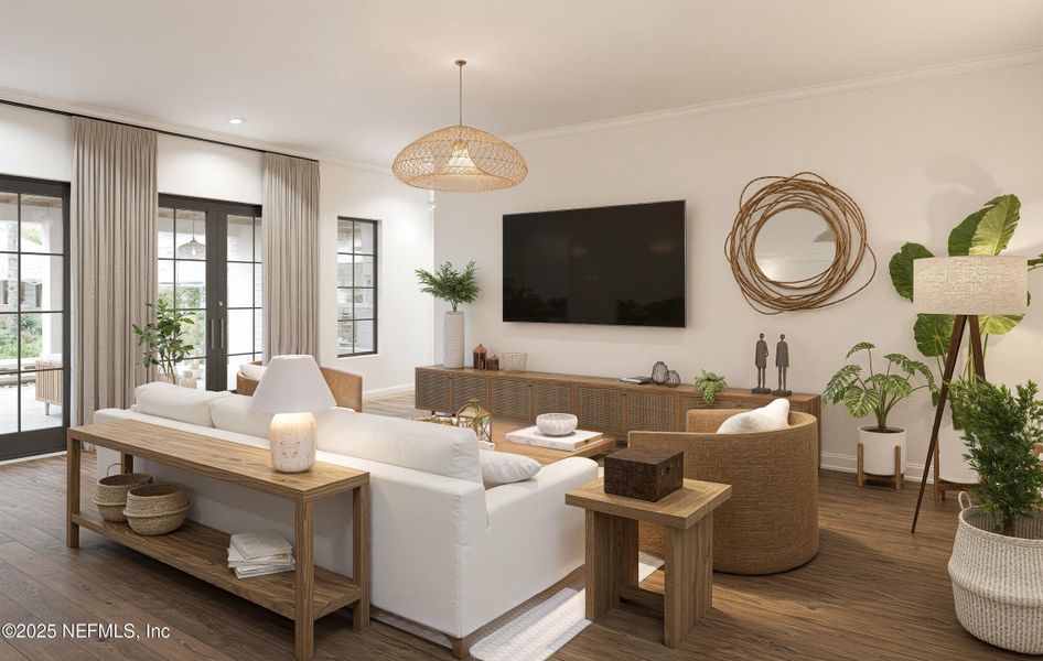 Furnished interior view inside a new home in , Ponte Vedra Beach (Image 31).