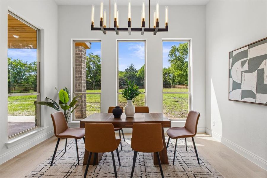 Furnished interior view inside a new home in , Rowlett (Image 12).