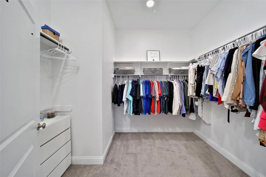 Furnished interior view inside a new home in The Highlands: Highland Duets, Porter (Image 27). Furnished interior view inside a new home in The Highlands: Highland Duets, Porter (Image 27).