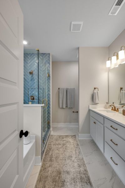 Furnished interior view inside a new home in Creek Pointe, Moncks Corner (Image 38).