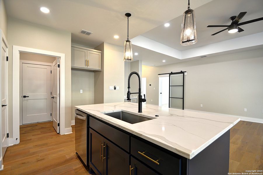 Furnished interior view inside a new home in , Kerrville (Image 10).