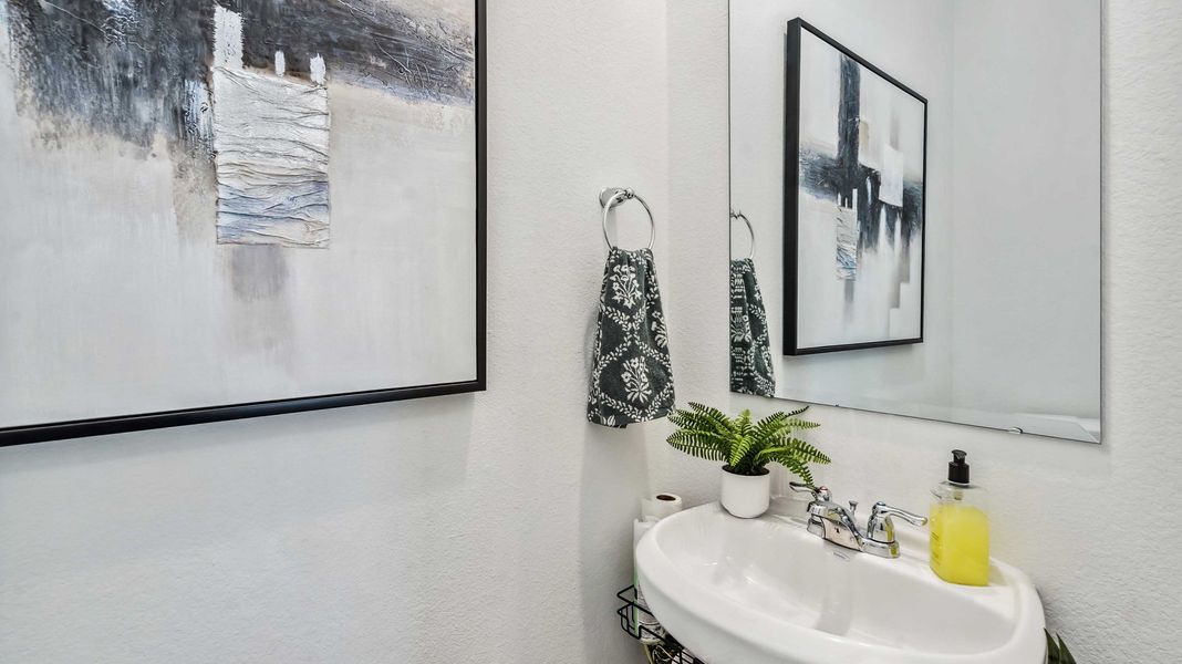 Furnished interior view inside a new home in Grand West, Houston (Image 5).