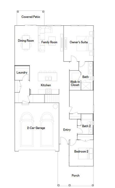 2D floor plan layout of this home in , Summerville, SC (Image 4).