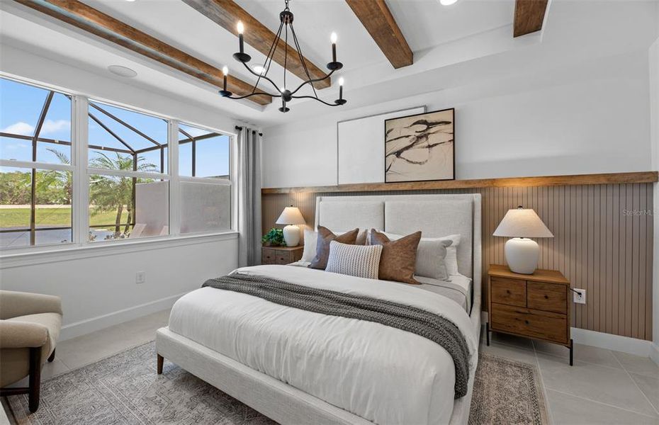 Furnished interior view inside a new home in , Nokomis (Image 18).