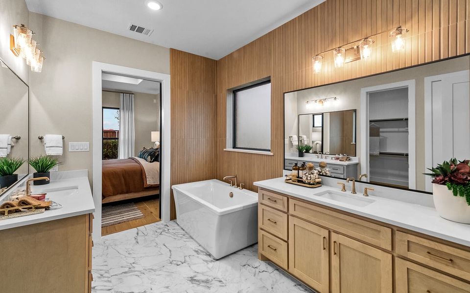 Representative furnished interior of a home built from the Denison by Brookfield Residential in 55' Traditional Homes at The Grove Frisco, Frisco (Image 5). Representative furnished interior of a home built from the Denison by Brookfield Residential in 55' Traditional Homes at The Grove Frisco, Frisco (Image 5).