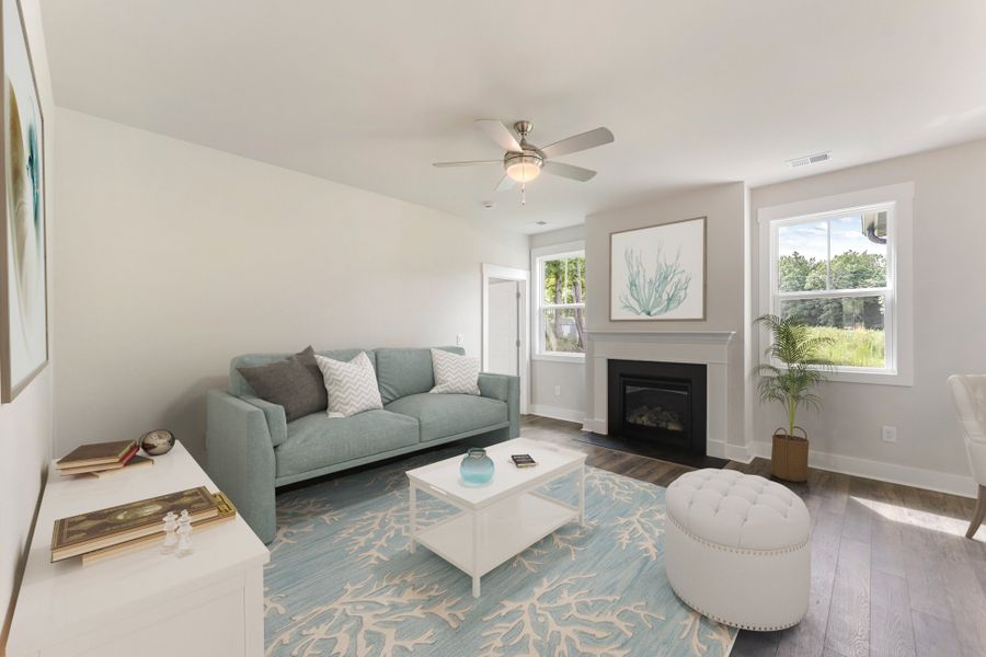 Representative furnished interior of a home built from the Andrews by Hunter Quinn Homes in Autumn Mill, Seneca (Image 7). Representative furnished interior of a home built from the Andrews by Hunter Quinn Homes in Autumn Mill, Seneca (Image 7).