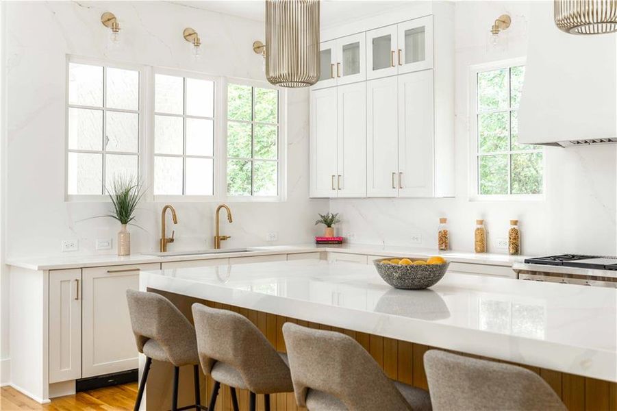 Furnished interior view inside a new home in , Atlanta (Image 18).