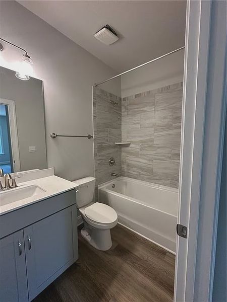 Furnished interior view inside a new home in Mirror Lake at South Harbour, Villa Rica (Image 12).