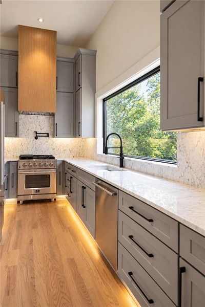Furnished interior view inside a new home in , Milton (Image 60).