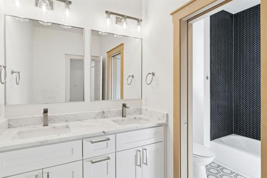 Furnished interior view inside a new home in Lucky Ridge, Boyd (Image 5).