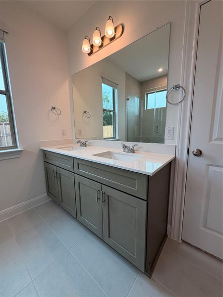 Furnished interior view inside a new home in Crosswinds, Kyle (Image 4).