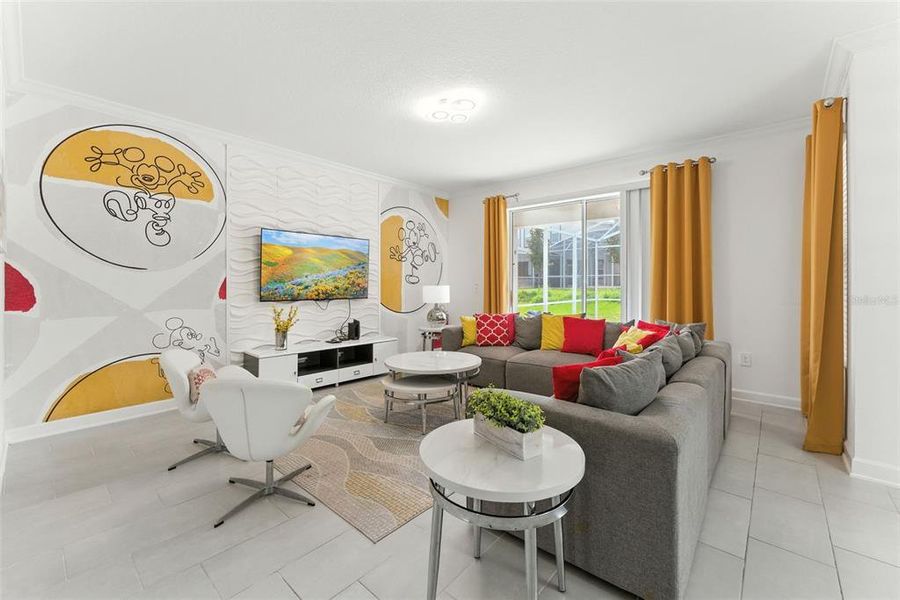 Furnished interior view inside a new home in , Davenport (Image 27).