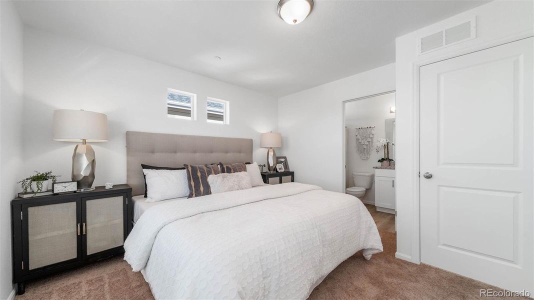 Furnished interior view inside a new home in , Commerce City (Image 17).