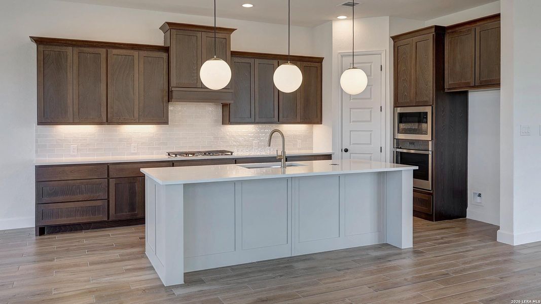 Furnished interior view inside a new home in Ladera, San Antonio (Image 8).