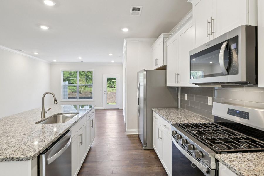 Furnished interior view inside a new home in Blackstone Bay Townhomes, Sherrills Ford (Image 7).