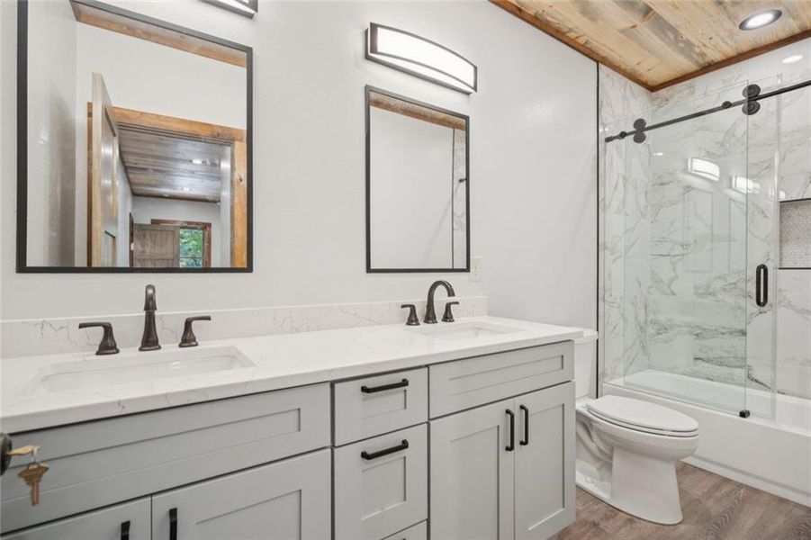 Furnished interior view inside a new home in , Mineral Bluff (Image 35).