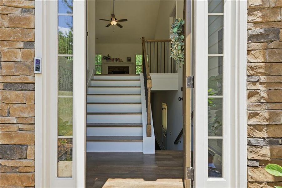 Exterior details and patio area of a home in , Douglasville (Image 31).