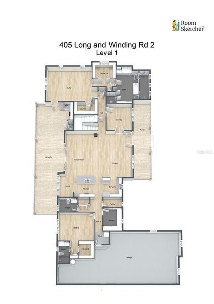 2D floor plan layout of this home in , Howey-in-the-Hills, FL (Image 6).