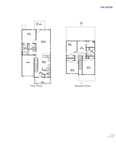2D floor plan layout for the Plan by D.R. Horton in Sheep Island, Summerville, SC (Image 3). 2D floor plan layout for the Plan by D.R. Horton in Sheep Island, Summerville, SC (Image 3).