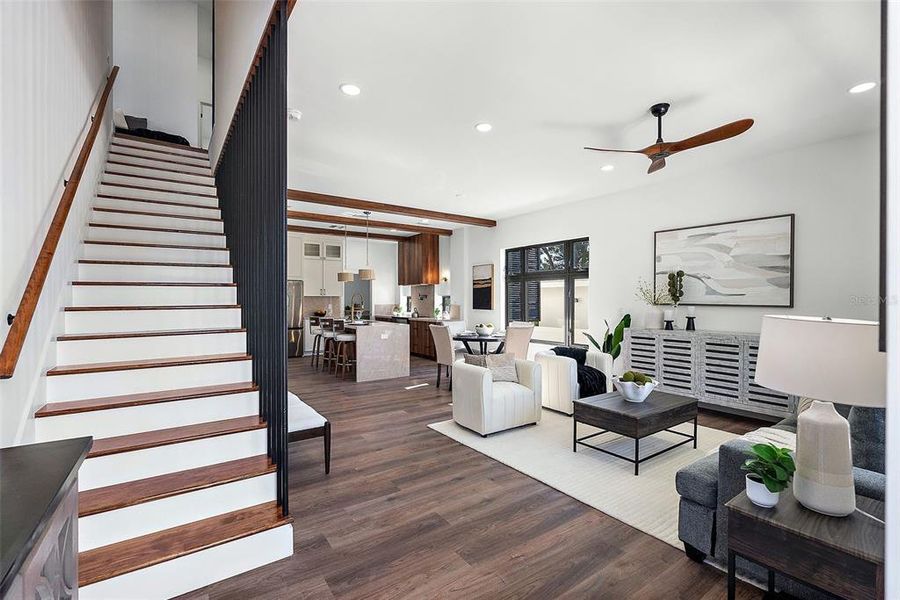 Furnished interior view inside a new home in , St. Petersburg (Image 38).