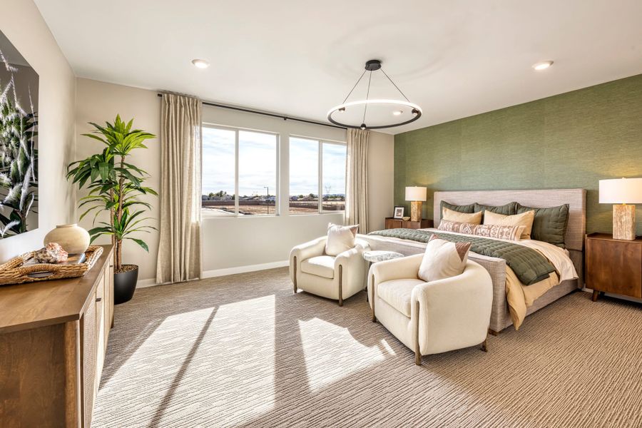 Representative furnished interior of a home built from the Sycamore Plan 4514 by Tri Pointe Homes in Terraza, San Tan Valley (Image 14).