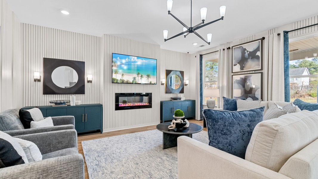 Furnished interior view inside a new home in Bowers Farm, McDonough (Image 16).