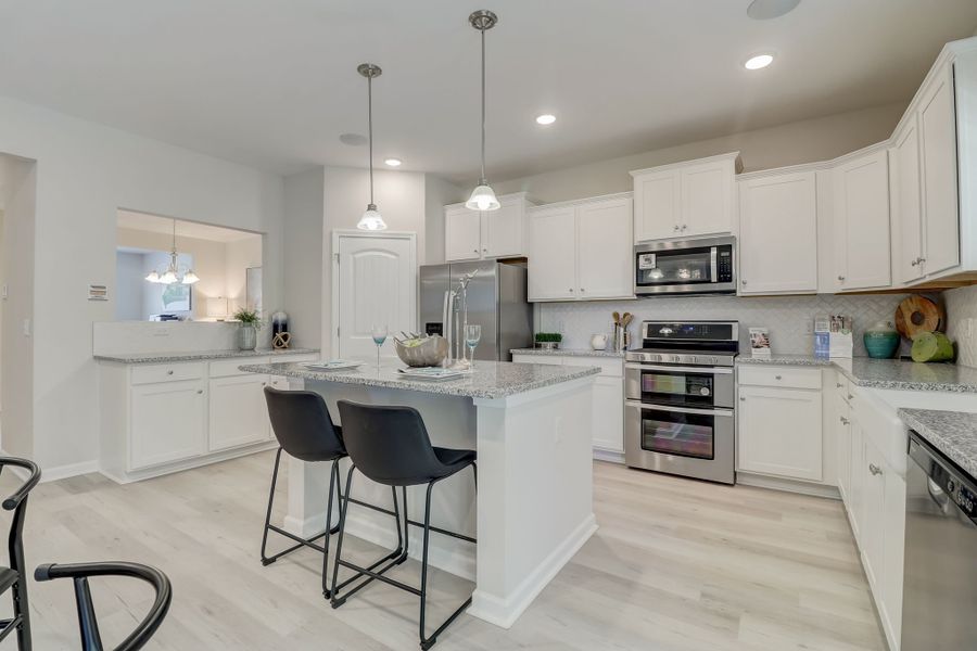 Representative furnished interior of a home built from the Devonshire ll by Great Southern Homes in Lynbrook, Boiling Springs (Image 12).